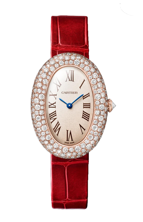 Accedi alla scheda di Cartier BAIGNOIRE MODELLO MEDIO, ORO ROSA E DIAMANTI, QUARZO - WJBA0047