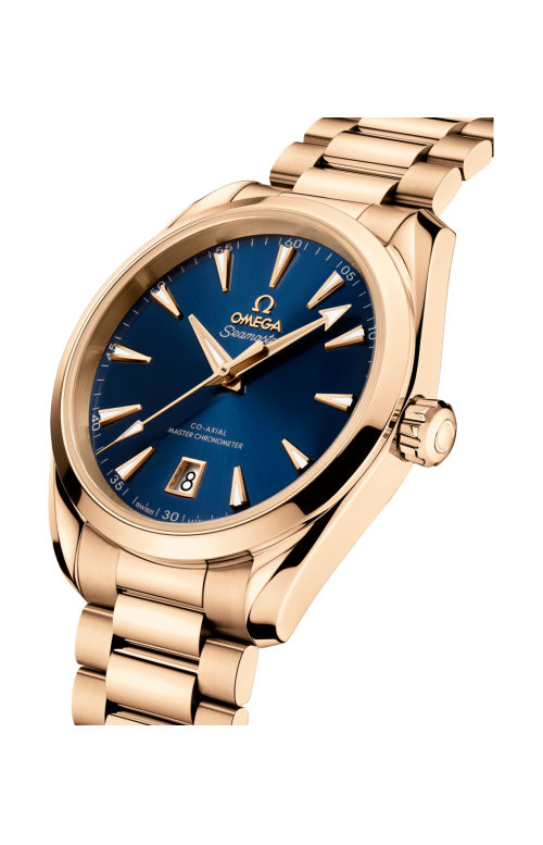 Accedi alla scheda di Omega SEAMASTER AQUA TERRA 150M 38 MM, ORO MOONSHINE&trade; SU ORO MOONSHINE&trade; - 220.50.38.20.03.001