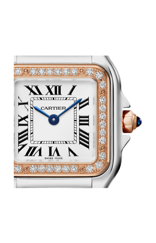 Accedi alla scheda di Cartier PANTH&Egrave;RE DE CARTIER MODELLO PICCOLO, ORO ROSA, ACCIAIO E DIAMANTI, QUARZO - W3PN0014