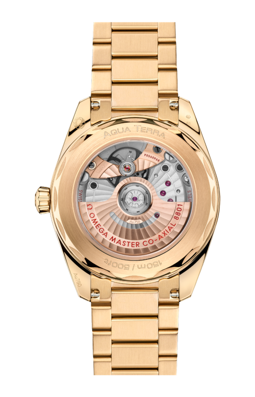 Accedi alla scheda di Omega SEAMASTER AQUA TERRA SHADES 38 MM, ORO MOONSHINE&trade; SU ORO MOONSHINE&trade; - 220.50.38.20.08.001