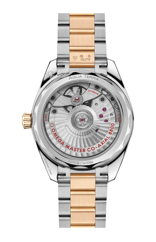 Accedi alla scheda di Omega SEAMASTER AQUA TERRA SHADES 34 MM, ACCIAIO-ORO MOONSHINE&trade; SU ACCIAIO-ORO MOONSHINE&trade; - 220.20.34.20.08.001