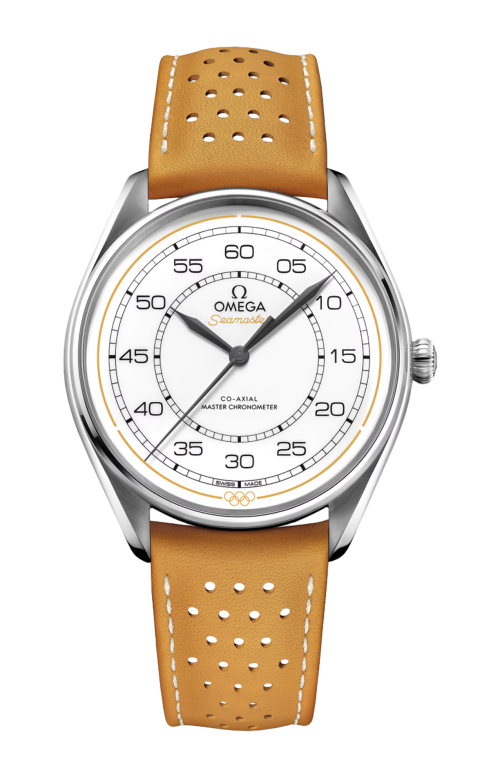 Accedi alla scheda di Omega SEAMASTER OLYMPIC OFFICIAL TIMEKEEPER 39,5 MM, ACCIAIO SU PELLE - LIMITED EDITION - 522.32.40.20.04.002