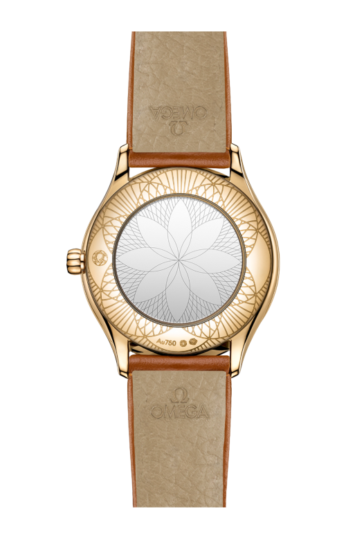 Accedi alla scheda di Omega DE VILLE MINI TR&Eacute;SOR 26 MM, ORO MOONSHINE&trade; SU PELLE - 428.57.26.60.04.004