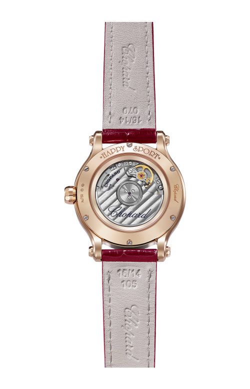Accedi alla scheda di Chopard HAPPY SPORT 33 MM, AUTOMATICO, ORO ETICO ROSA, DIAMANTI, RUBINI - 275378