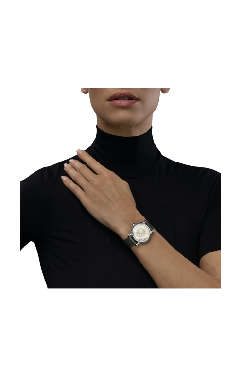 Accedi alla scheda di Chopard HAPPY SPORT 33 MM, AUTOMATICO, LUCENT STEEL&trade;, DIAMANTI - 278608