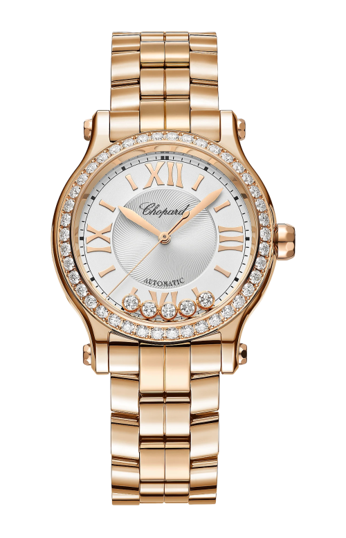 Accedi alla scheda di Chopard HAPPY SPORT 33 MM, AUTOMATICO, ORO ROSA ETICO, DIAMANTI - 275378