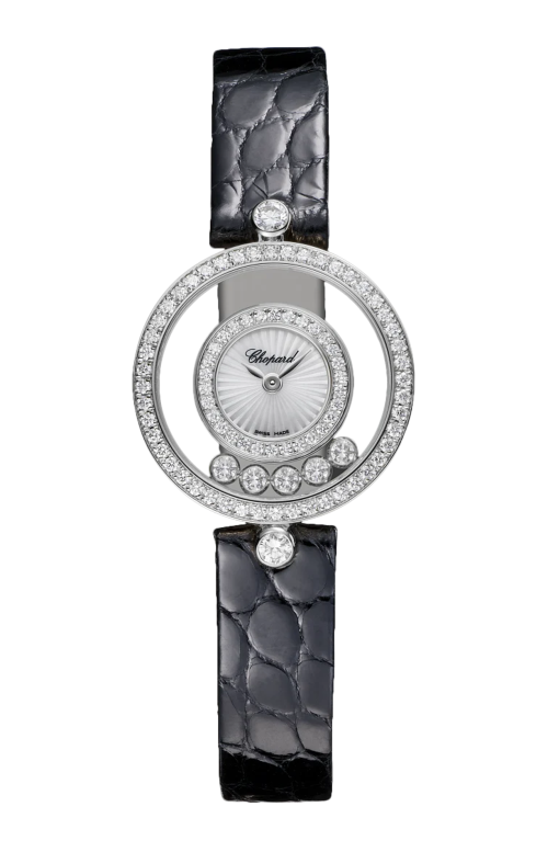 Accedi alla scheda di Chopard HAPPY DIAMONDS ICONS 26 MM, QUARZO, ORO BIANCO ETICO, DIAMANTI - 203957