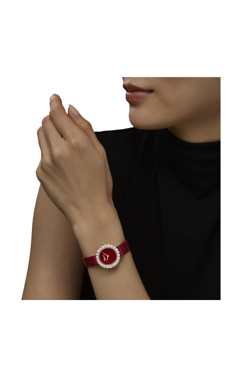 Accedi alla scheda di Chopard L'HEURE DU DIAMANT ROUND 26 MM, MANUALE, ORO ETICO ROSA, DIAMANTI - 13A178