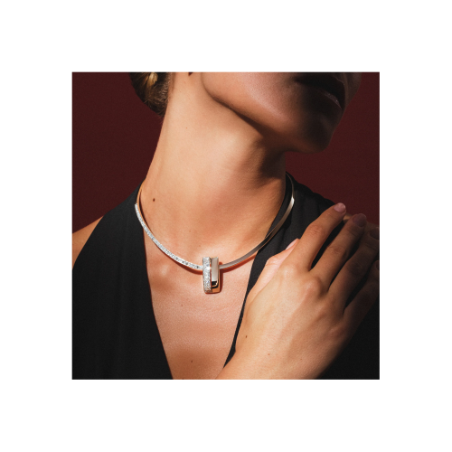 Accedi alla scheda di Dada Arrigoni COLLANA TEGOLA DEMI PAV&Eacute; IN ORO PALE YELLOW - DTG02CAPYDI