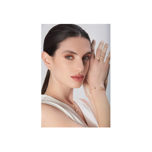 Accedi alla scheda di Pasquale Bruni BRACCIALE PETIT GARDEN IN ORO ROSA CON DIAMANTI, FIORE PICCOLO - 15424RX