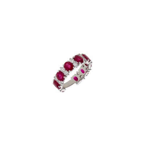 Accedi alla scheda di Bartorelli Italian Jewels ANELLO VERETTA IN ORO BIANCO CON DIAMANTI E ZAFFIRI ROSA - 000-5136-204
