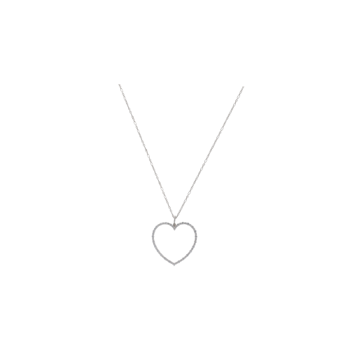 Accedi alla scheda di Bartorelli Italian Jewels COLLANA GIROCOLLO IN ORO BIANCO CON PENDENTE CUORE SILHOUETTE IN DIAMANTI - 065-4447