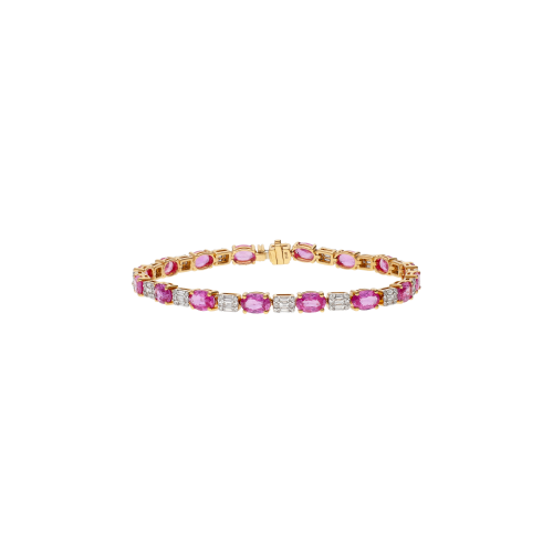 Accedi alla scheda di Bartorelli Italian Jewels BRACCIALE IN ORO ROSA CON ZAFFIRI ROSA ALTERNATI A DIAMANTI - 035-VB27559