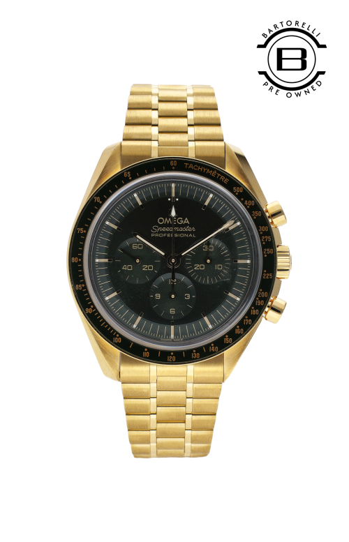 Accedi alla scheda di Omega OMEGA SPEEDMASTER MOONWATCH PROFESSIONAL 42 MM, ORO MOONSHINE&trade; SU ORO MOONSHINE&trade; - U-310.60.42.50.10.001