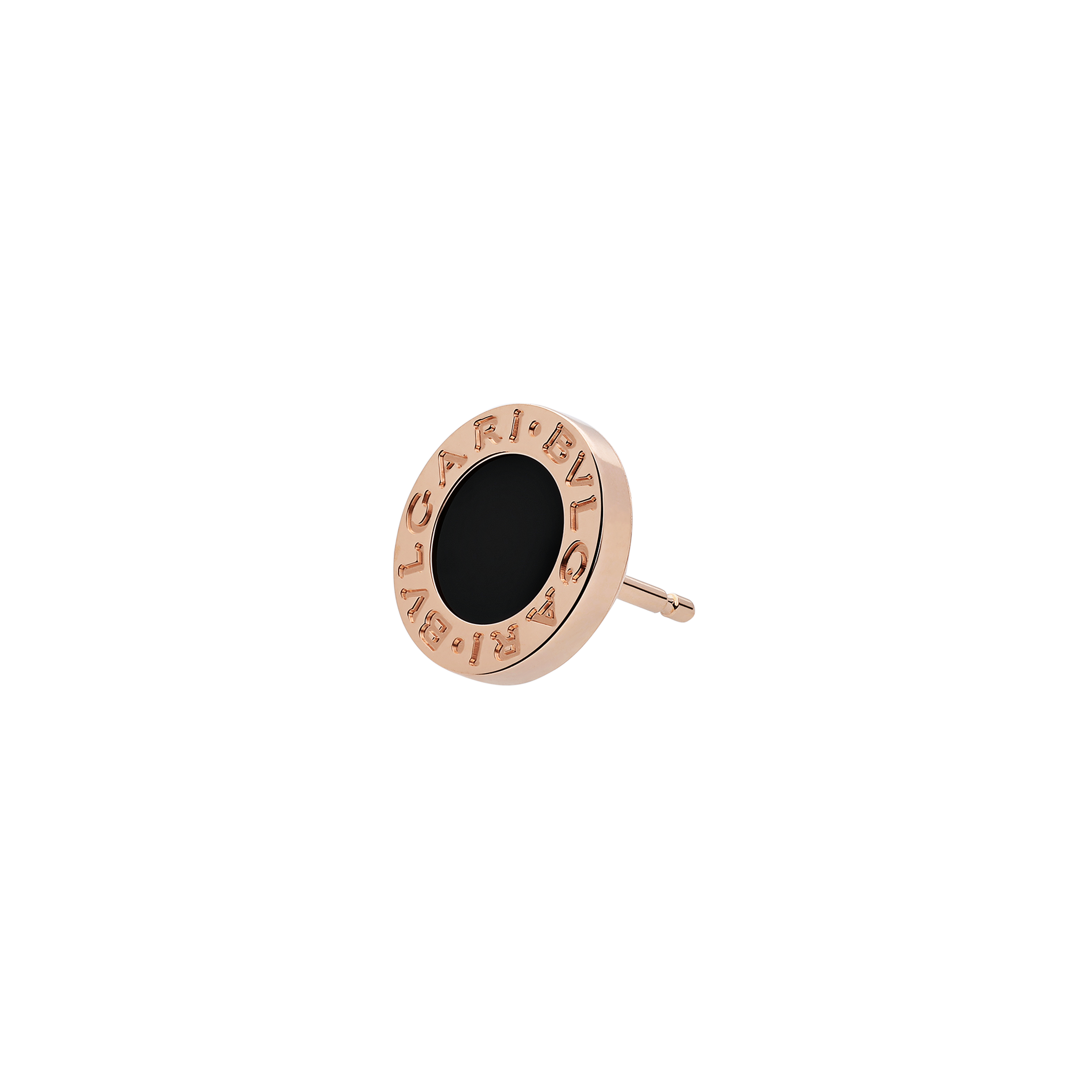 ORECCHINO BVLGARI BVLGARI IN ORO ROSA E ONICE - OR858198 - OR858198