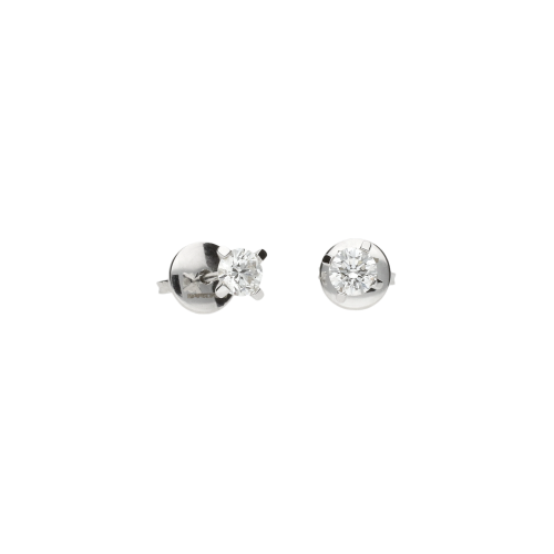 Orecchini in oro bianco 18 carati e diamanti bianchi taglio brillante - VE22246DW