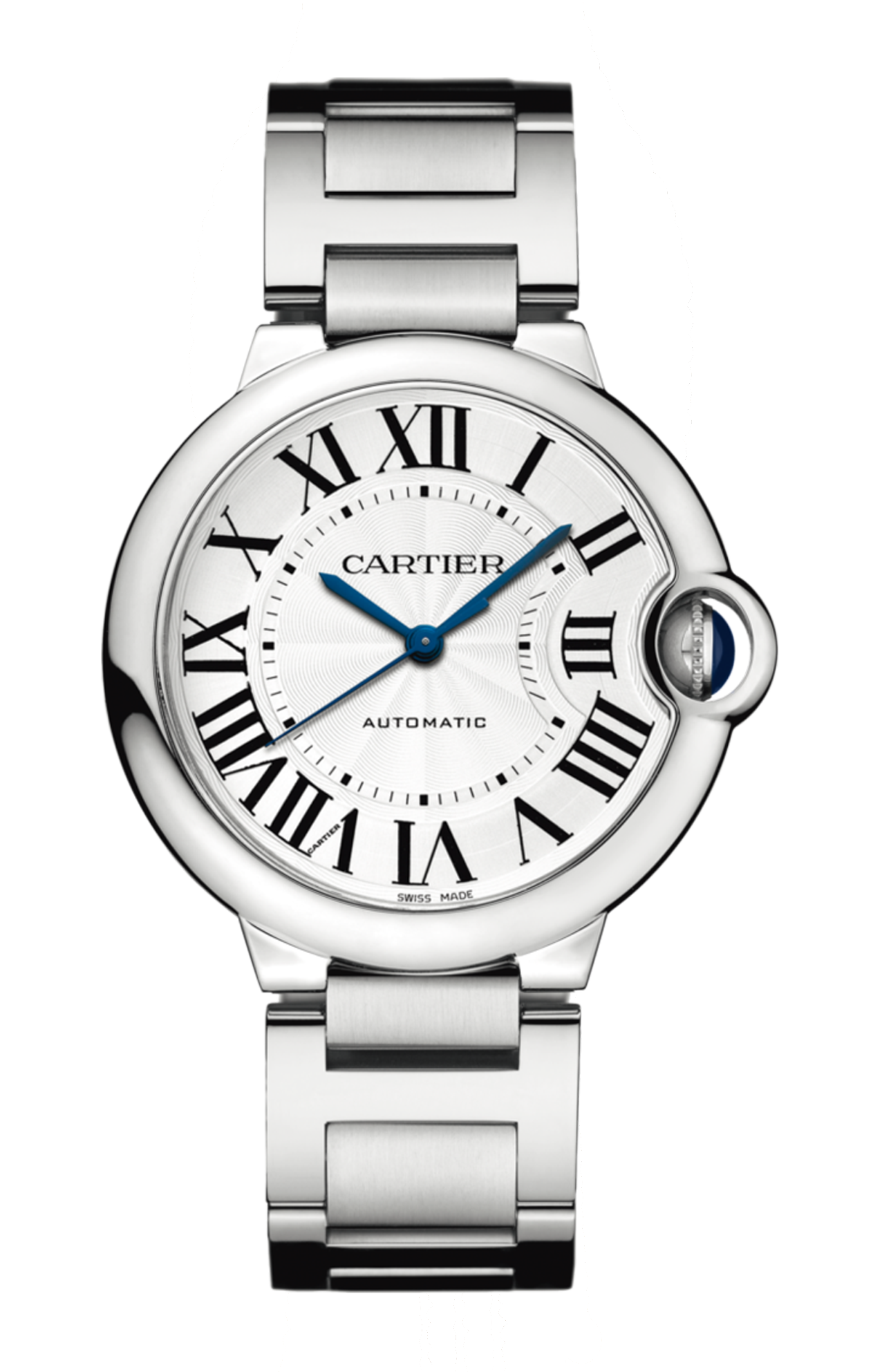 BALLON BLEU DE CARTIER 36 MM, MOVIMENTO AUTOMATICO, ACCIAIO - WSBB0048