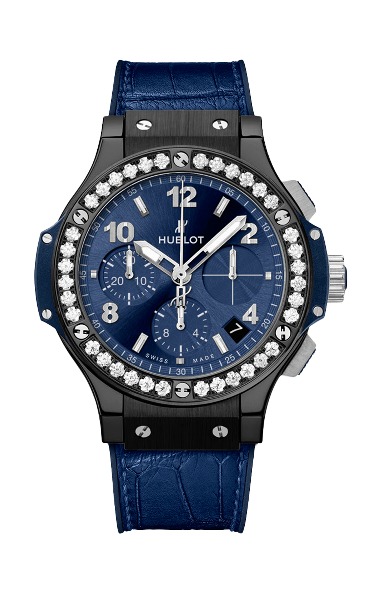 BIG BANG CERAMIC BLUE DIAMONDS - 341.CM.7170.LR.1204