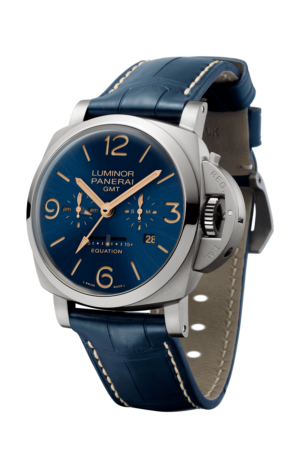 LUMINOR 1950 EQUATION OF TIME 8 DAYS GMT TITANIO - 47MM - PAM00670