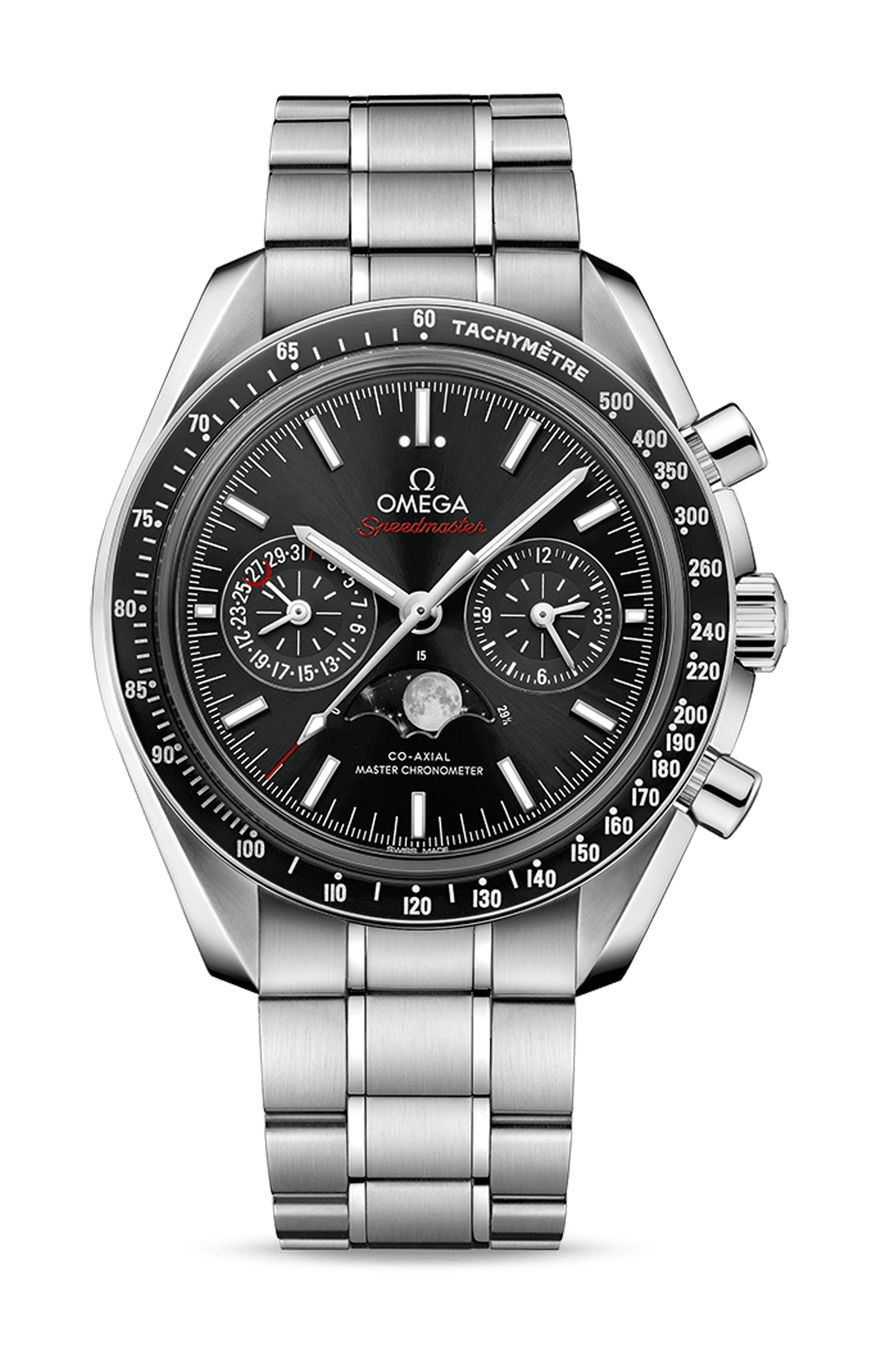 MOONWATCH OMEGA CO-AXIAL MASTER CHRONOMETER MOONPHASE CHRONOGRAPH - 304.30.44.52.01.001