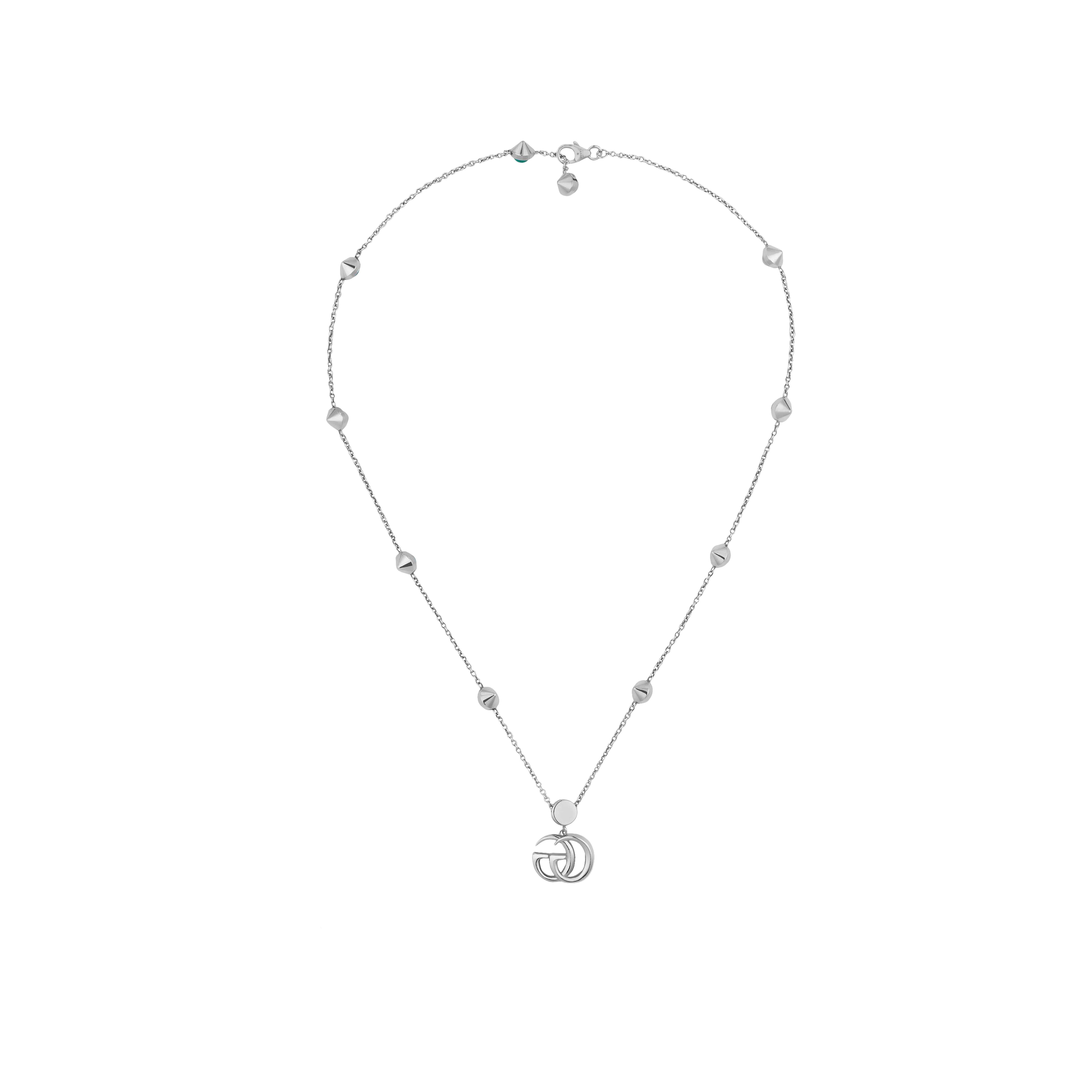 COLLANA GG MARMONT CON PENDENTE DOPPIA G IN ARGENTO - YBB52739900100U - YBB52739900100U