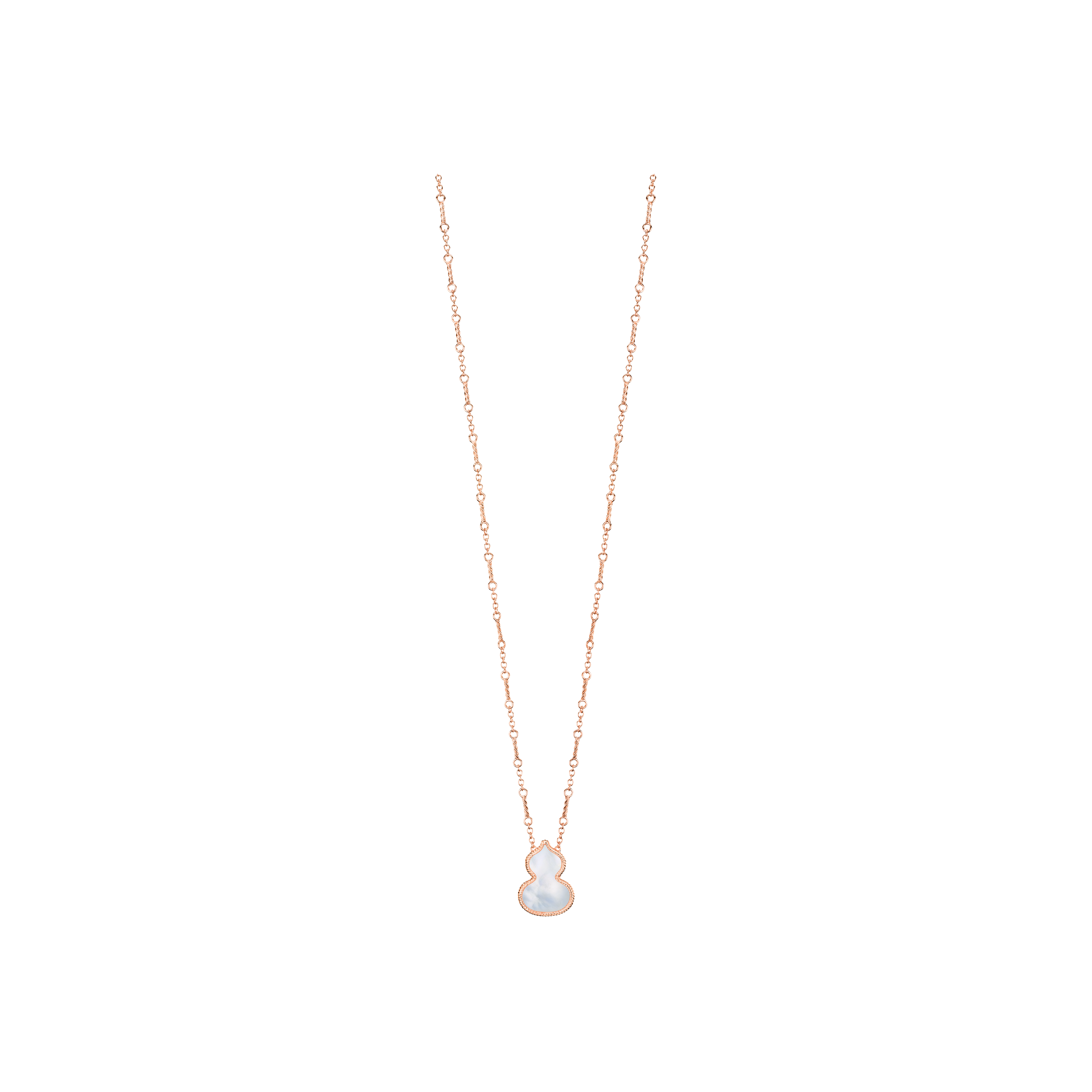 COLLANA WULU IN ORO ROSA CON MADREPARLA - WU-030-NL17-RGMOP - WZN30AJRGMP