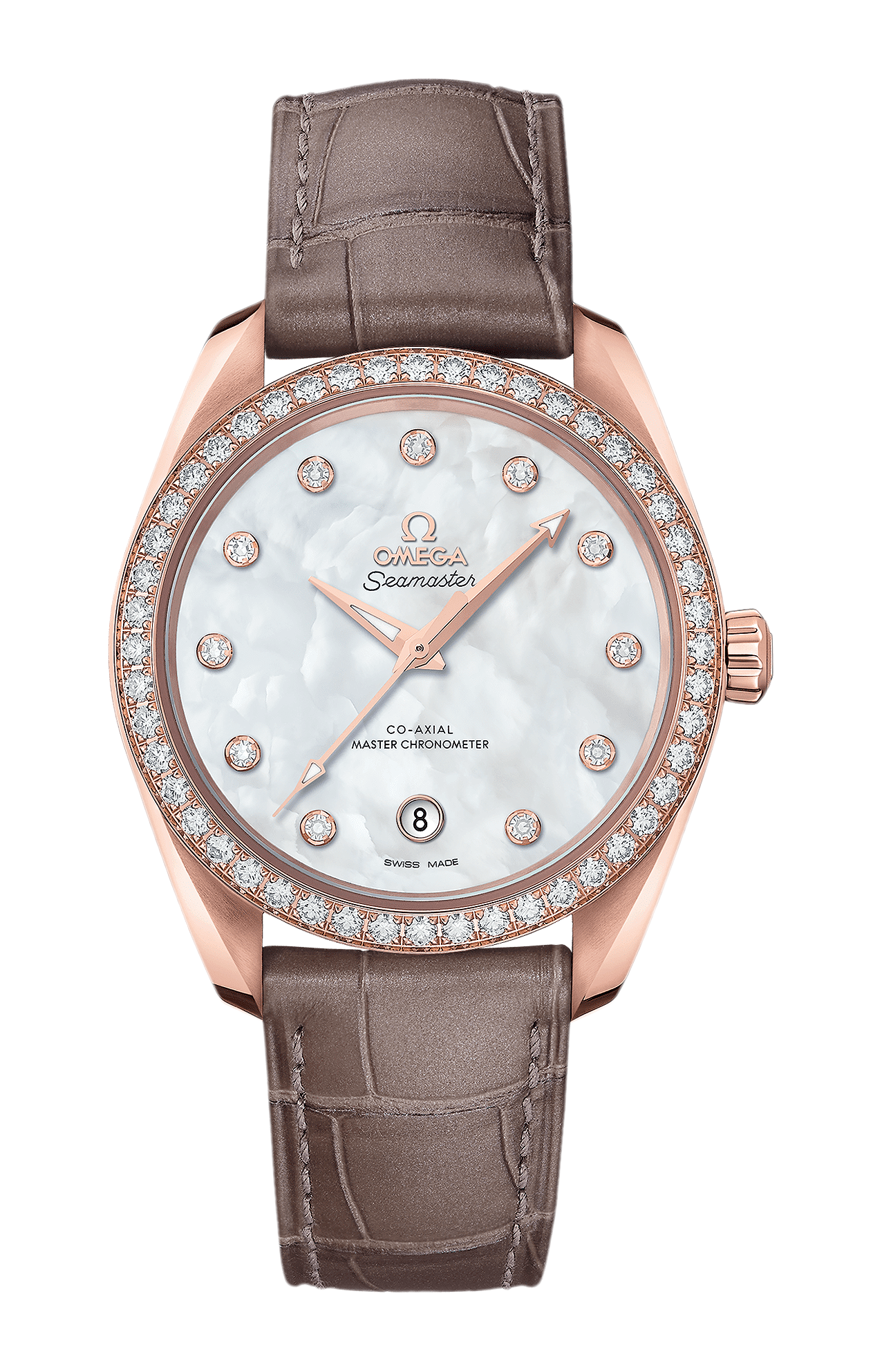 SEAMASTER AQUA TERRA 150M OMEGA CO-AXIAL MASTER CHRONOMETER LADIES'' 38 MM - 220.58.38.20.55.001