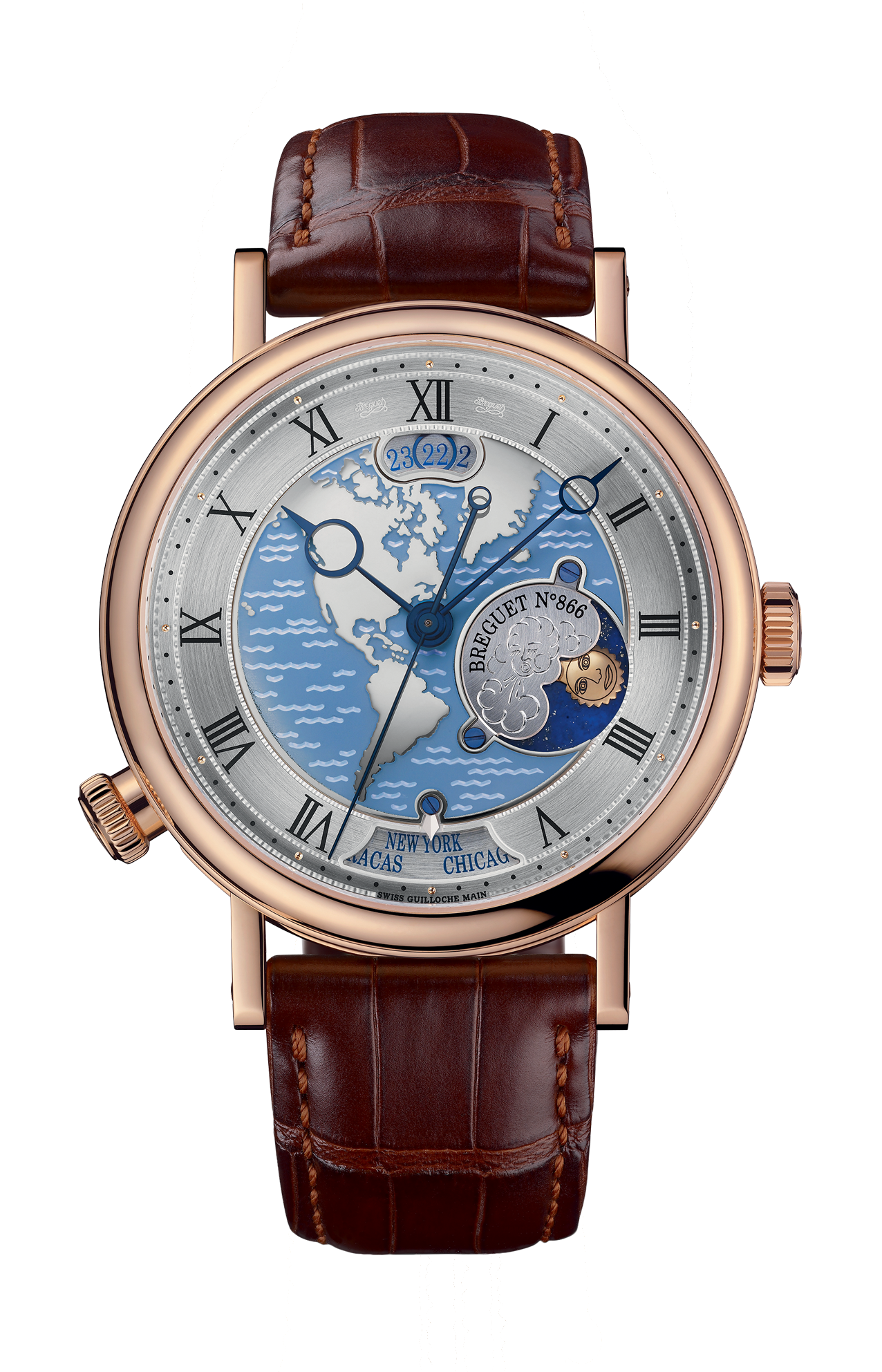 MEN''S CLASSIQUE HORA MUNDI US - 5717BR/US/9ZU