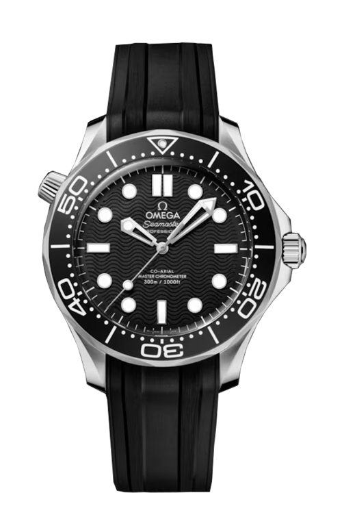 SEAMASTER DIVER 300M 42 MM, ACCIAIO SU CINTURINO IN CAUCCIÙ - 210.32.42.20.01.003