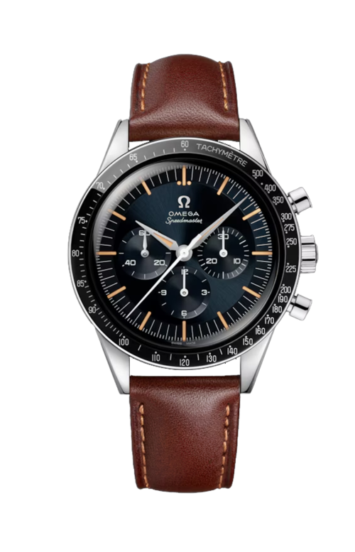 SPEEDMASTER FIRST OMEGA IN SPACE, 39.7 MM ACCIAIO SU CINTURINO IN PELLE - 310.32.40.50.06.002