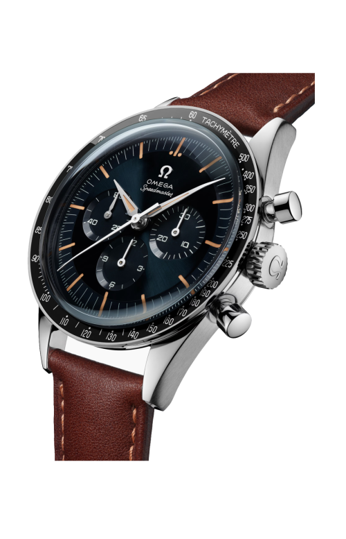 SPEEDMASTER FIRST OMEGA IN SPACE, 39.7 MM ACCIAIO SU CINTURINO IN PELLE - 310.32.40.50.06.002