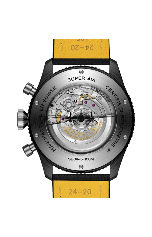 SUPER AVI B04 CHRONOGRAPH GMT 46 MOSQUITO NIGHT FIGHTER - SB04451A1B1X1