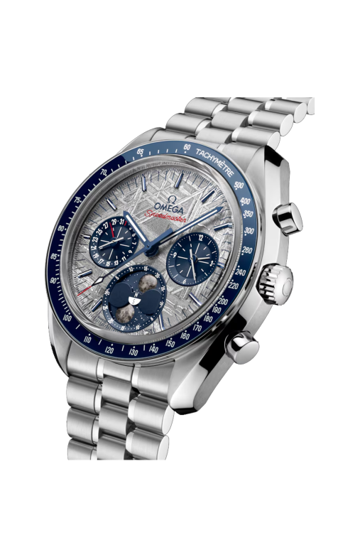 SPEEDMASTER FASI LUNARI 43 MM, ACCIAIO SU ACCIAIO - 304.30.43.52.06.001