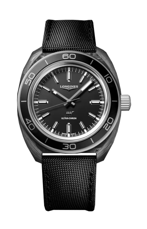 LONGINES ULTRA-CHRON CARBON - L2.839.4.52.2