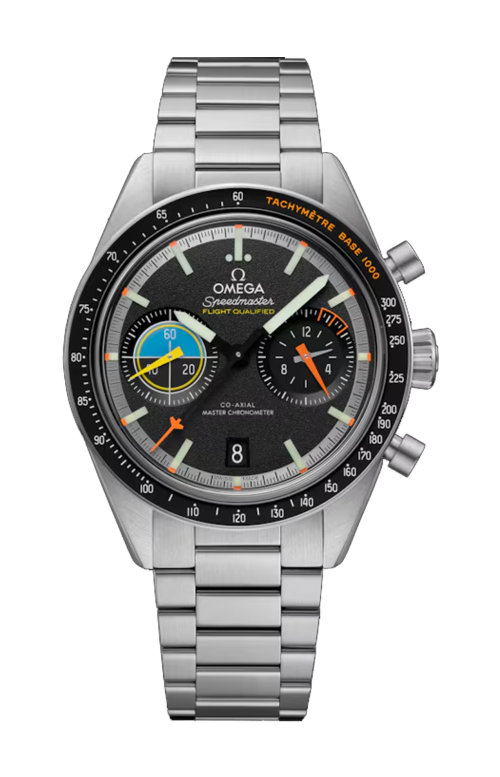 SPEEDMASTER PILOT 40,85 MM, ACCIAIO SU ACCIAIO - 332.10.41.51.01.002