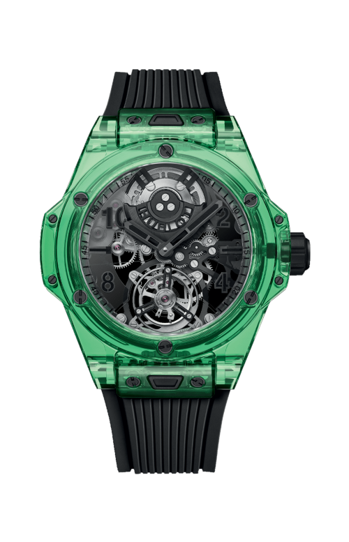 BIG BANG TOURBILLON AUTOMATIC GREEN SAXEM 44 MM - LIMITED EDITION - 429.JG.0110.RT