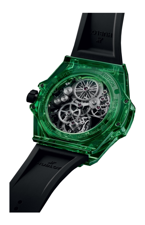 BIG BANG TOURBILLON AUTOMATIC GREEN SAXEM 44 MM - LIMITED EDITION - 429.JG.0110.RT