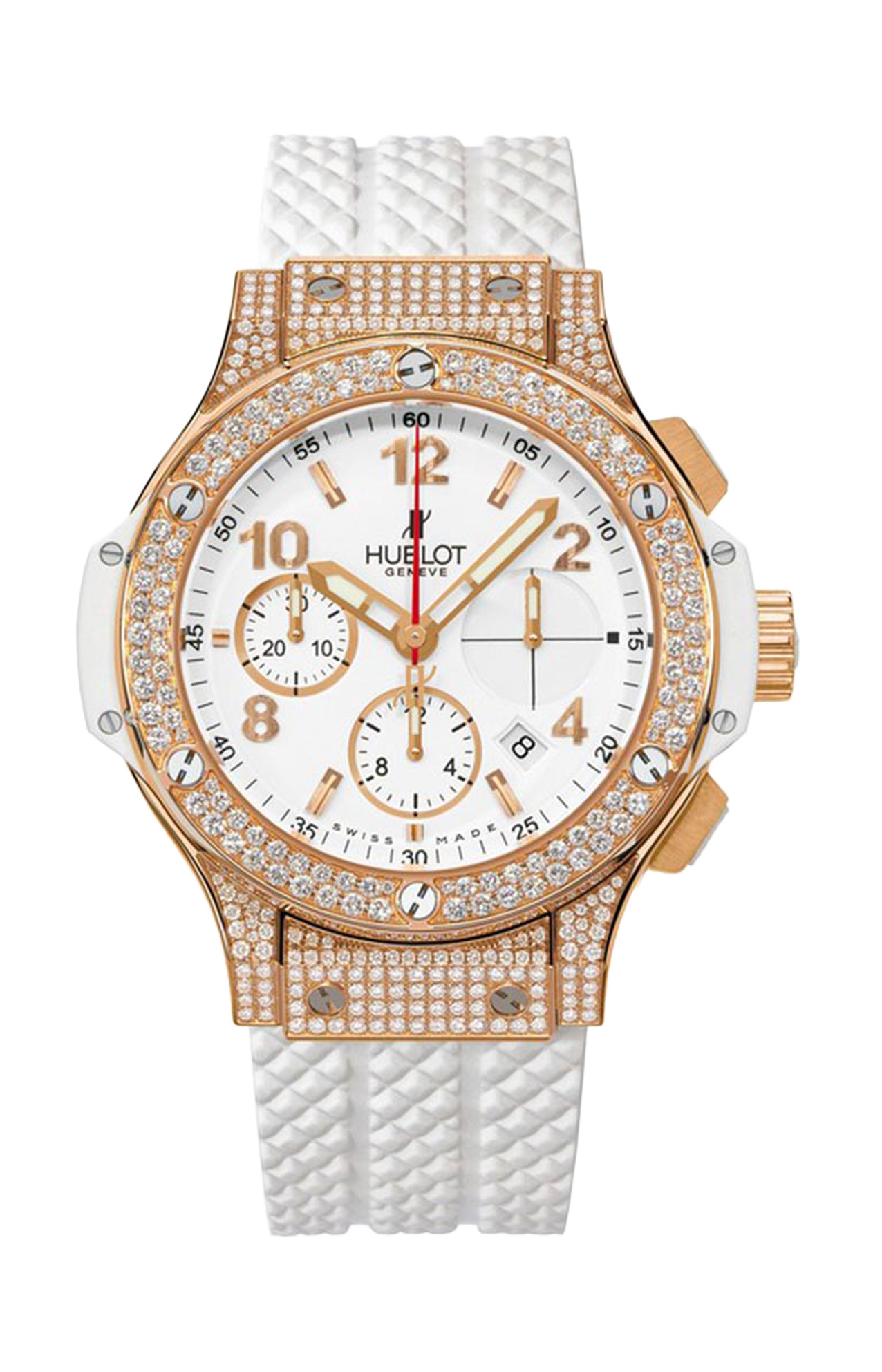 UNICO WHITE DIAMONDS PAVE CHRONOGRAPH - 341.PE.230.RW.174