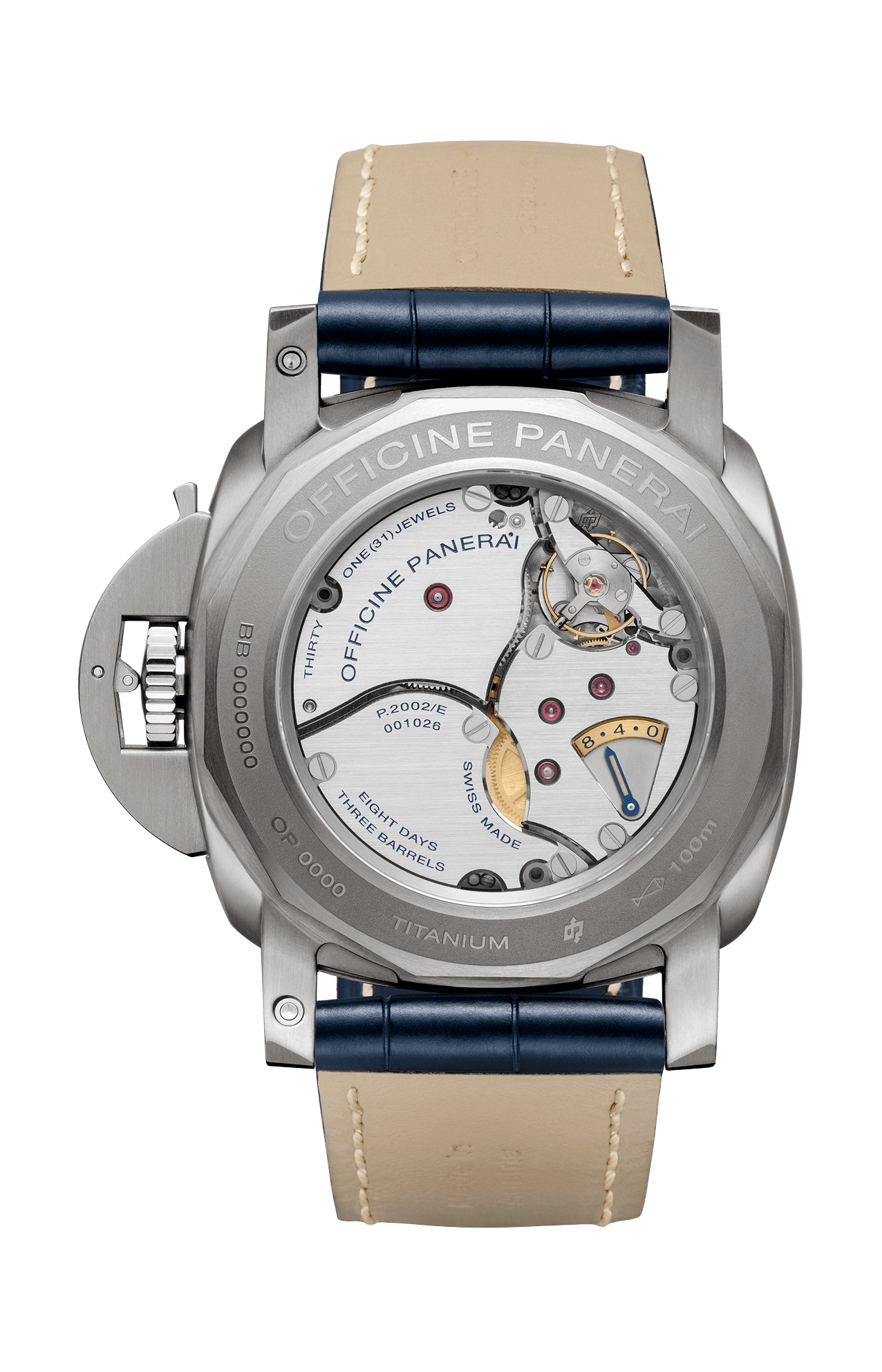 LUMINOR 1950 EQUATION OF TIME 8 DAYS GMT TITANIO - 47MM - PAM00670