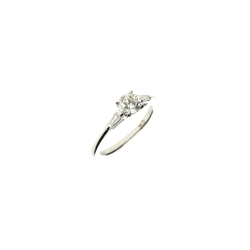 Bartorelli Italian Jewels | ANELLO SOLITARIO IN ORO BIANCO E DIAMANTI - 33378703 (1)