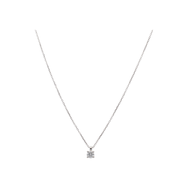 Bartorelli Italian Jewels | COLLANA IN ORO BIANCO E DIAMANTE BIANCO - 024-0481 (1)