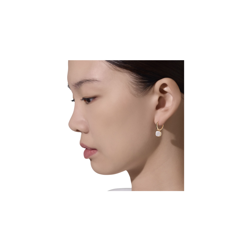 Pomellato | ORECCHINI NUDO MINI IN ORO ROSA E QUARZO MILKY - POC5020O700000QLT (2)