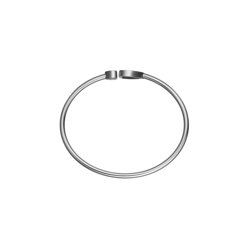 Chopard | CHOPARD - BRACCIALE GIUNCO HAPPY HEARTS, ORO BIANCO ETICO, DIAMANTE, MADREPERLA - 857482 (3)
