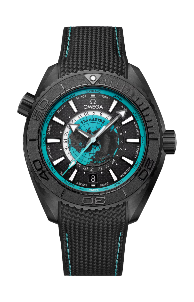 Omega | SEAMASTER PLANET OCEAN 600M 45,5 MM, CERAMICA NERA SU CAUCCI&Ugrave; - 215.92.46.22.01.006 (1)