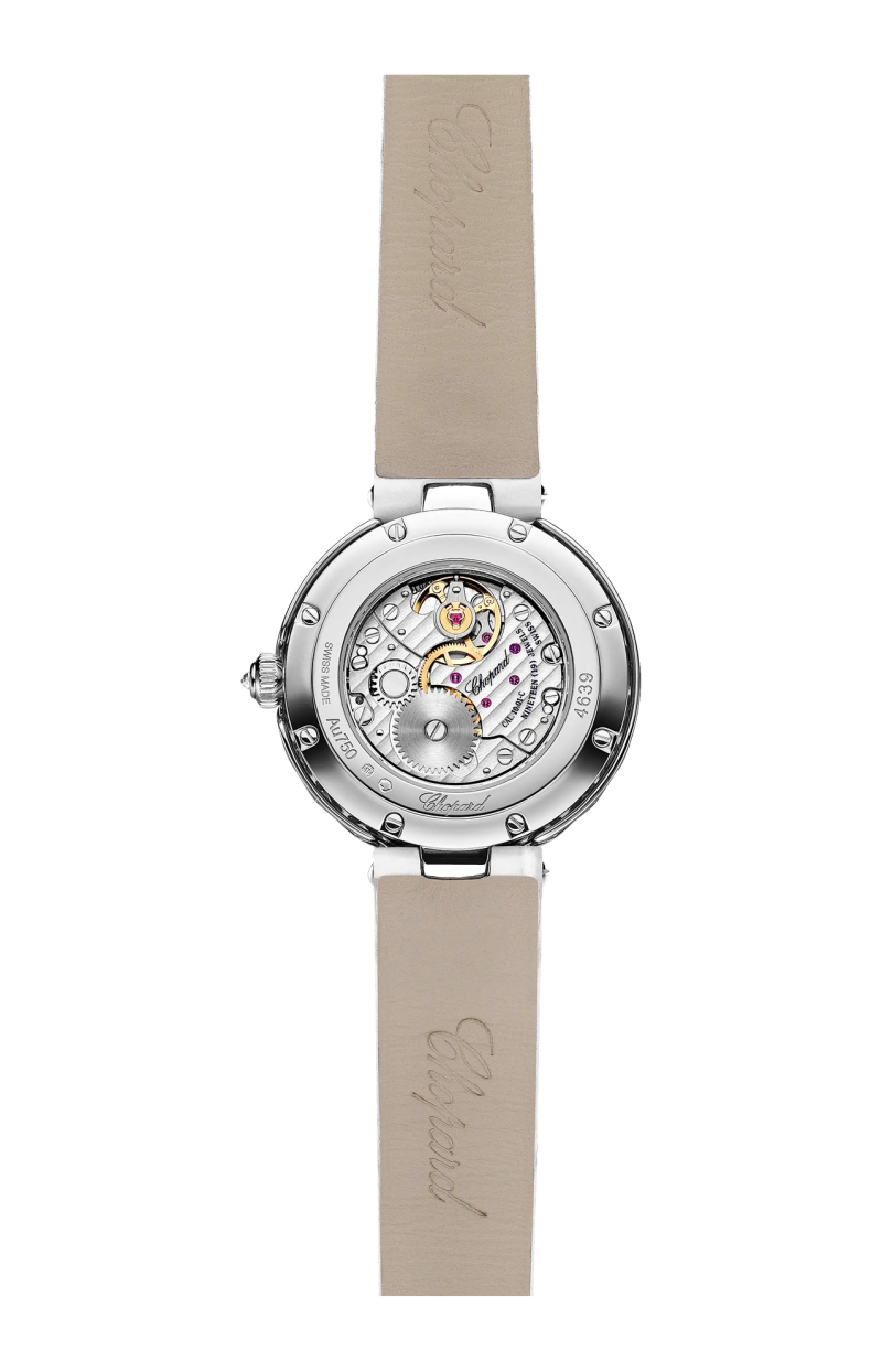 Chopard | L'HEURE DU DIAMANT ROUND 26 MM, MANUALE, ORO ETICO BIANCO, DIAMANTI - 13A178 (2)