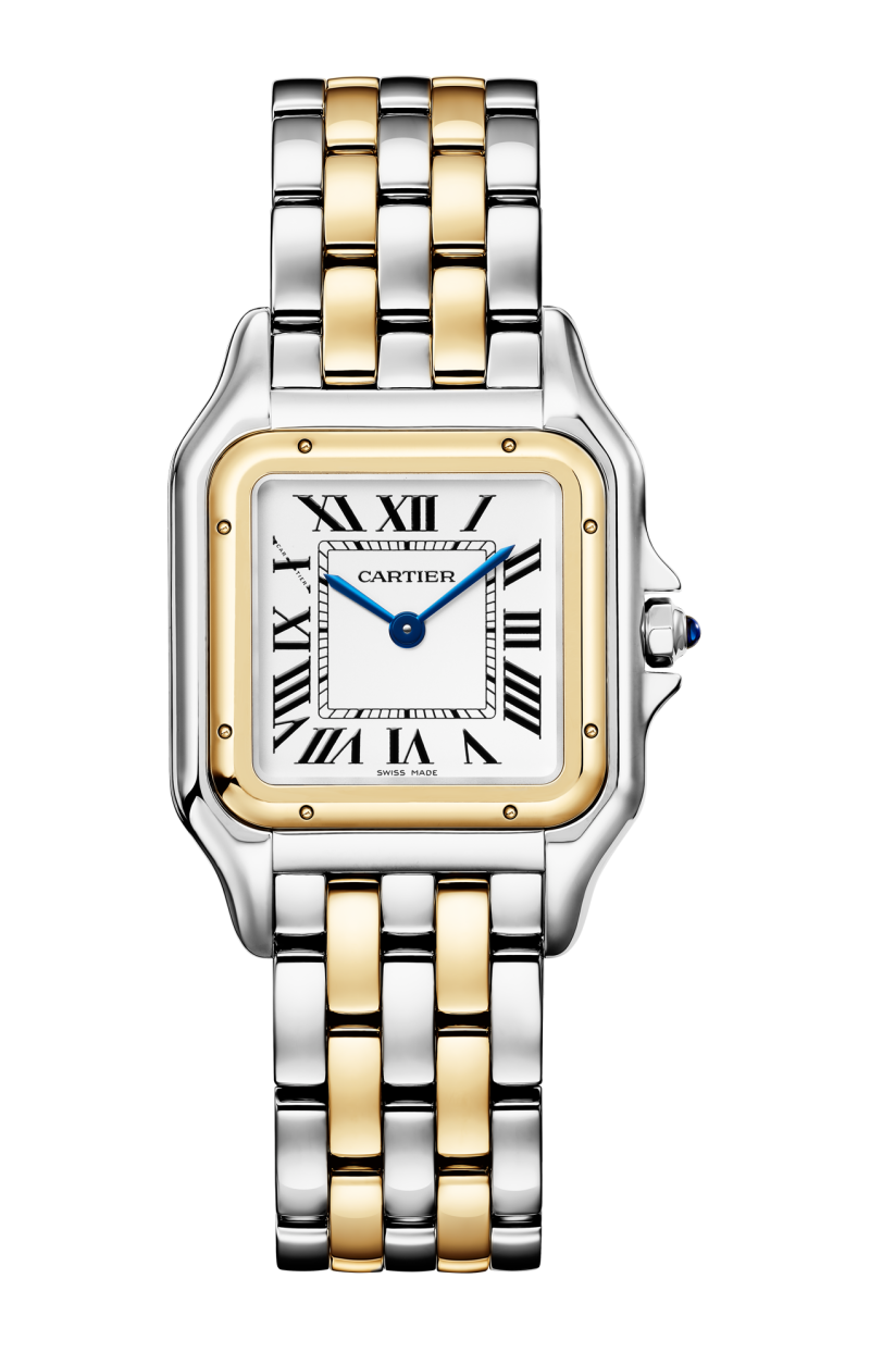 Cartier | PANTH&Egrave;RE DE CARTIER MODELLO MEDIO, ORO GIALLO, ACCIAIO, QUARZO - W2PN0019 (1)
