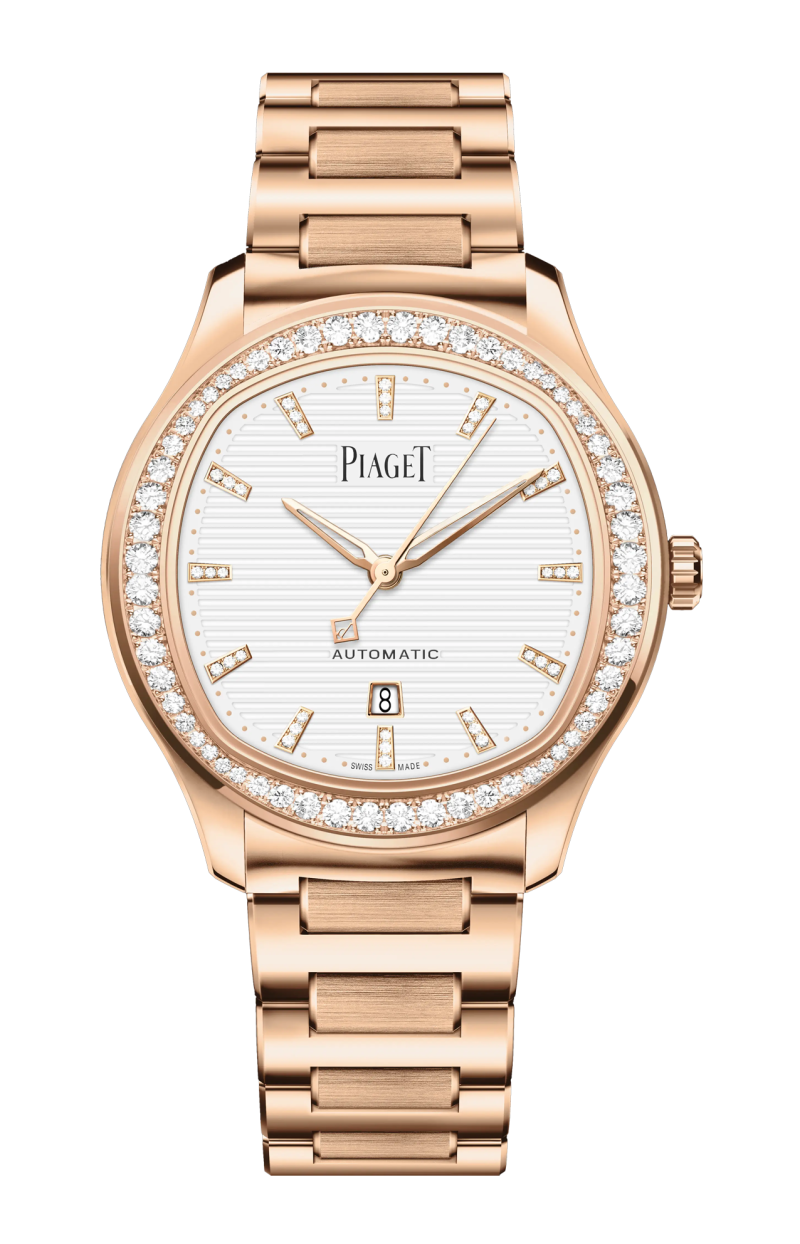 Piaget | PIAGET POLO DATE AUTOMATICO ORO ROSA DIAMANTI - G0A46020 (1)