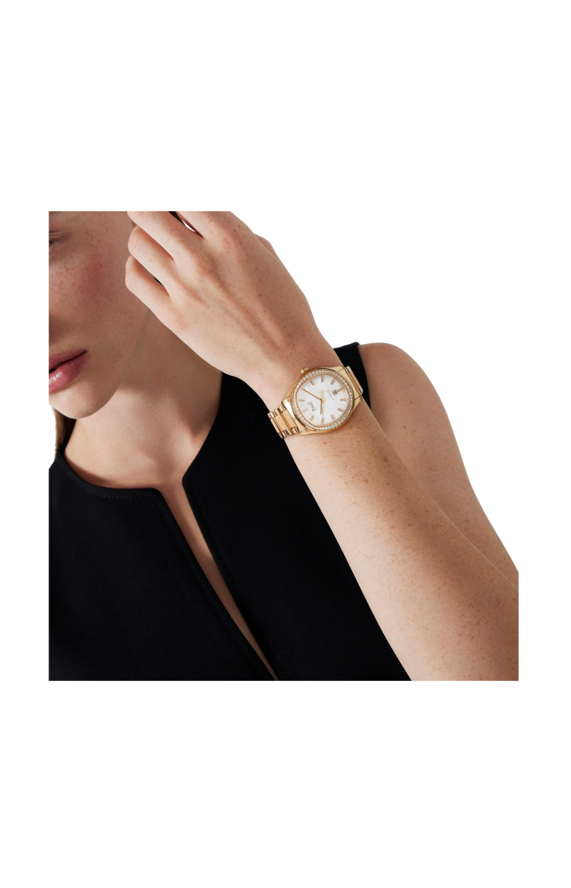 Piaget | PIAGET POLO DATE AUTOMATICO ORO ROSA DIAMANTI - G0A46020 (5)