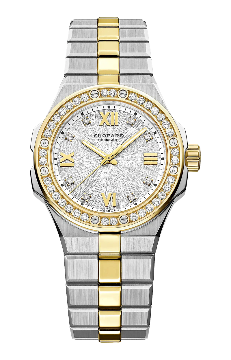 Chopard | ALPINE EAGLE 33 MM, AUTOMATICO, ORO GIALLO ETICO, LUCENT STEEL&trade;, DIAMANTI - 298617 (1)