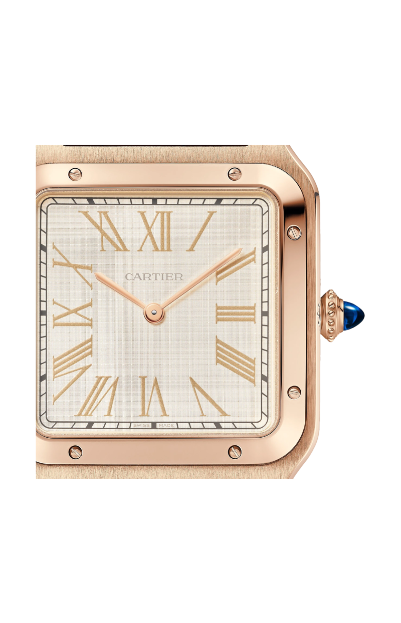 Cartier | SANTOS-DUMONT MODELLO EXTRA-LARGE, ORO ROSA, MANUALE - LIMITED EDITION - WGSA0112 (3)